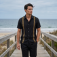 Men's Breathable Shirt & Pants 2-Piece Set