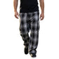 Men's Retro Plaid Loose Fit Cargo Pants