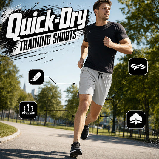 🎉 LIMITED TIME 50% OFF! 🩳 Men’s Quick-Dry Zip Shorts – Cooler Every Mile ⏳