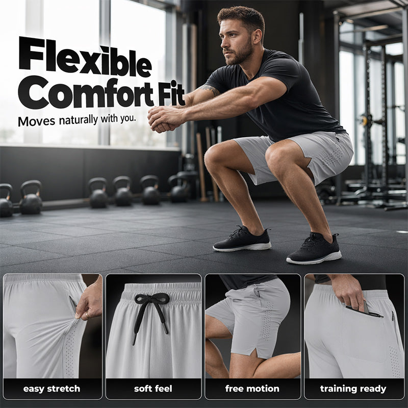 🎉 LIMITED TIME 50% OFF! 🩳 Men’s Quick-Dry Zip Shorts – Cooler Every Mile ⏳