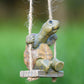 🐢Whimsical Turtle Swing Decor🌿