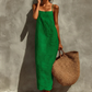 🎉 LIMITED TIME 50% OFF! 👗 Women's Casual Solid Color Slip Dress – Lightweight Cotton Blend & Flowing Maxi Length 🌸