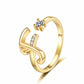 ⏳Limited-time 50% off⏰Adjustable Sparkle Initial Ring for Women💍