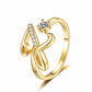 ⏳Limited-time 50% off⏰Adjustable Sparkle Initial Ring for Women💍