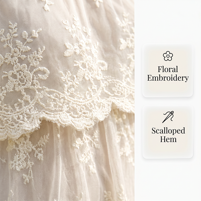 🎉 LIMITED TIME 50% OFF! 👗 Women Elegant White Lace Spaghetti Strap Maxi Dress – Intricate Floral Lace & Flattering Tiered Silhouette 🌸