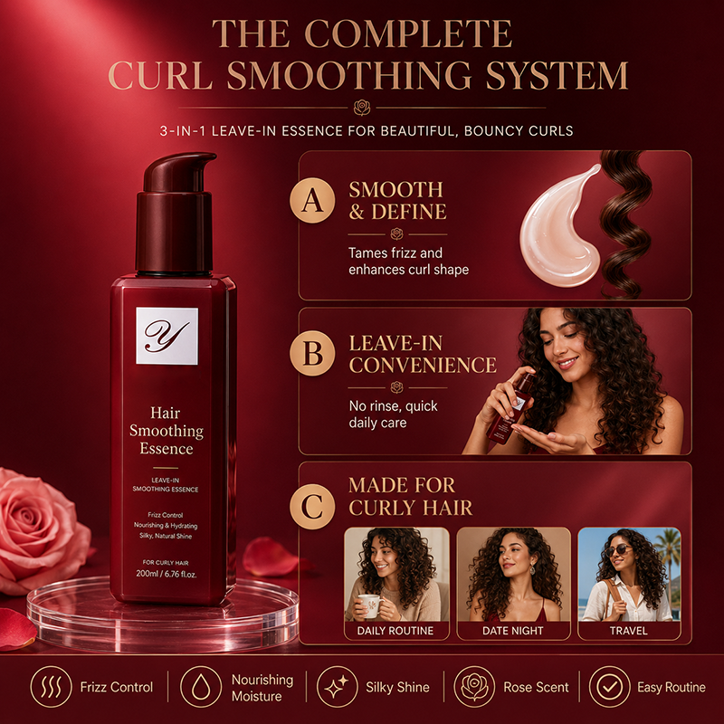 👱‍♀️Get sleek, styled hair effortlessly！Nourishing Leave In Hair Conditioner for Frizzy Hair