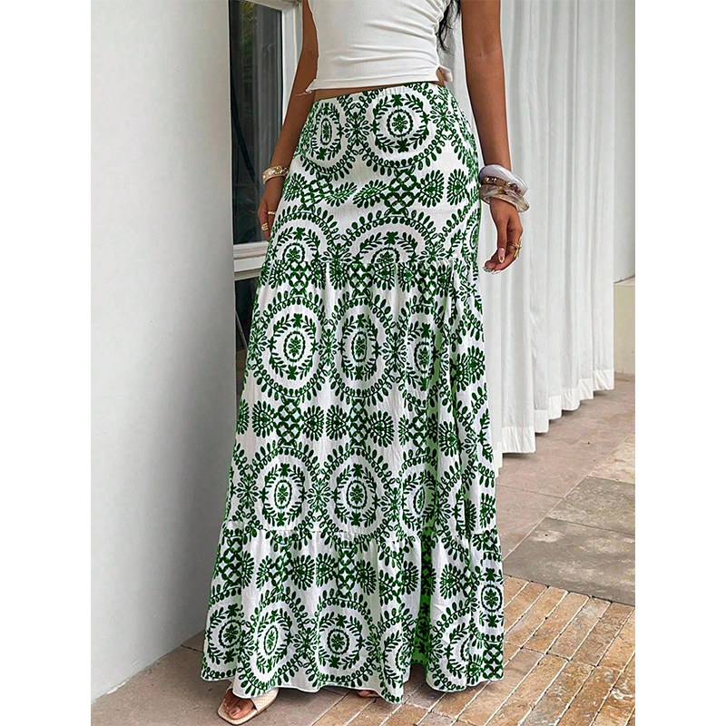 🔥50% OFF NOW🌴Women Flowy Maxi Skirt‑Light‑Weight Summer Holiday Long Skirt for Beach & Daily Wear