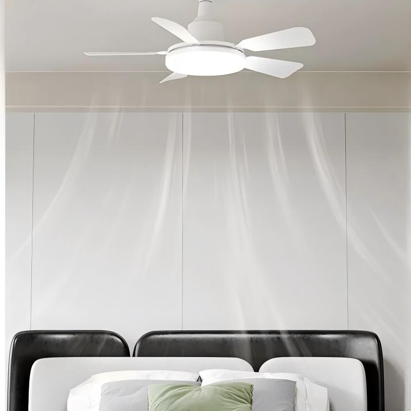 🌪️ 2-in-1 Light + Breeze! Socket Fan Light with Remote – Dimmable LED & 3-Speed Adjustable ⚙️