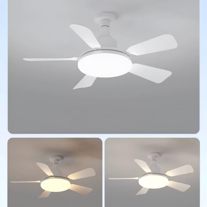 🌪️ 2-in-1 Light + Breeze! Socket Fan Light with Remote – Dimmable LED & 3-Speed Adjustable ⚙️