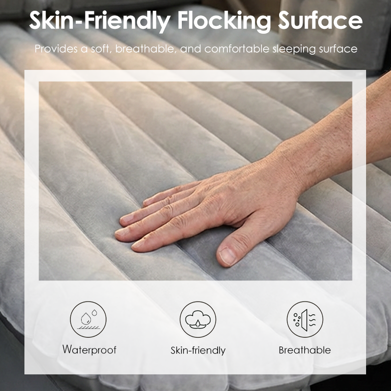 📢📢50% OFF !! ⏰Inflatable Car Air Mattress Travel Bed