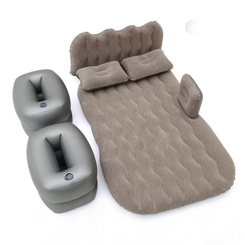 📢📢50% OFF !! ⏰Inflatable Car Air Mattress Travel Bed