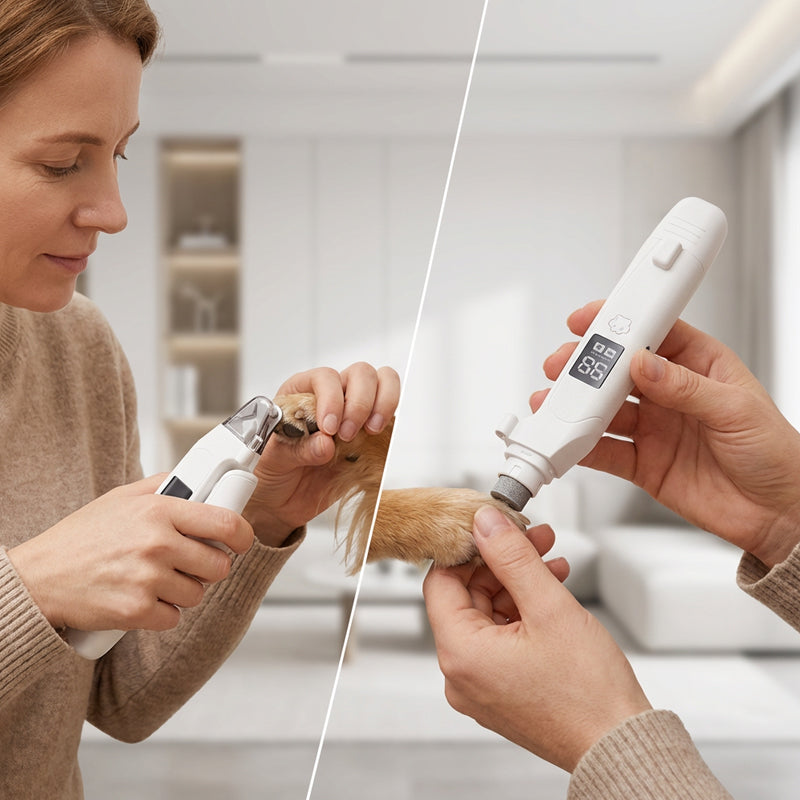🎉 2026 SALE — OVER 62,000 SOLD! 🐾 2-in-1 LED Pet Nail Clipper & Grinder – Illuminated Bloodline View, Smart LCD Display & Hidden Grinder ✨