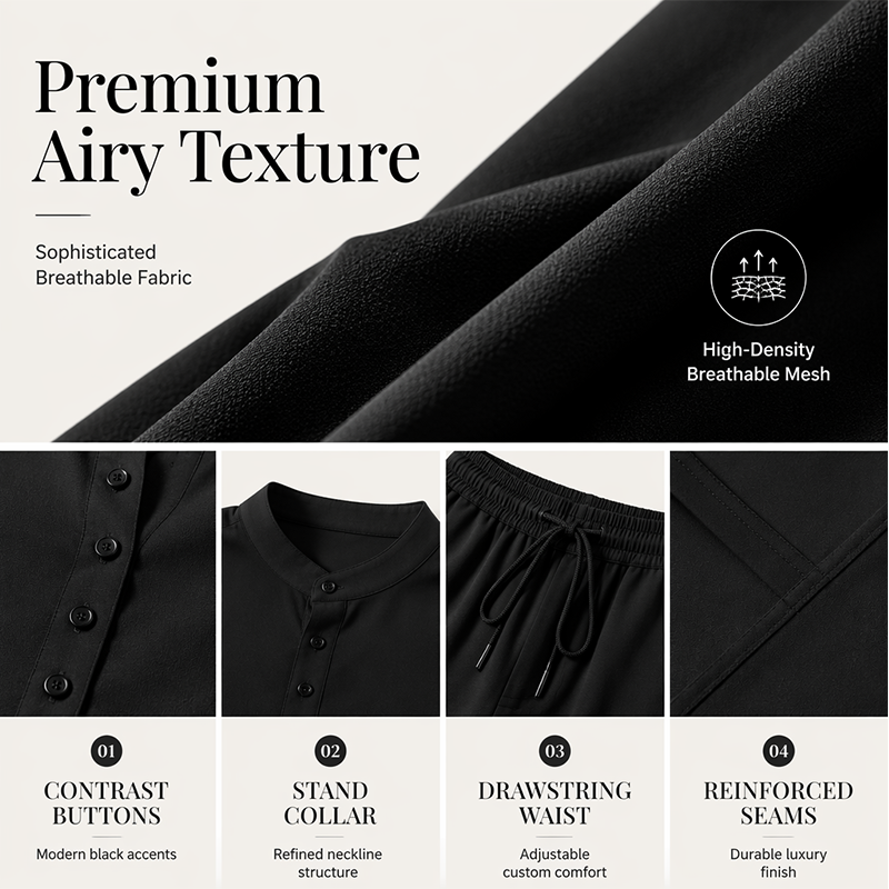 🎉 2026 Sale — Over 56,000 Sold! 👔 Men's Minimalist Casual Shirt & Pants Set 🩳