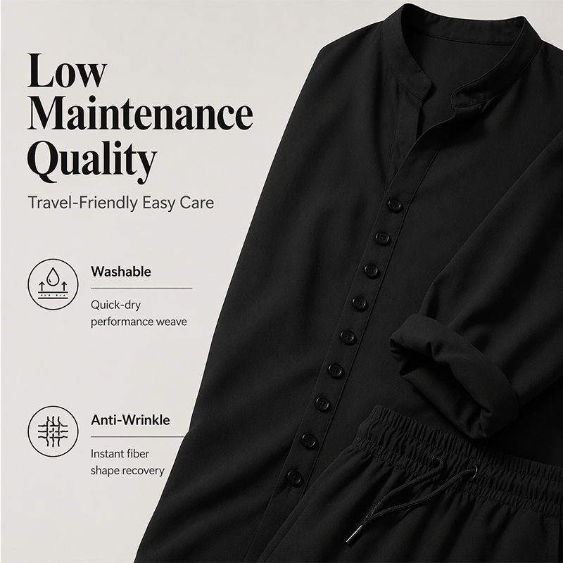🎉 2026 Sale — Over 56,000 Sold! 👔 Men's Minimalist Casual Shirt & Pants Set 🩳
