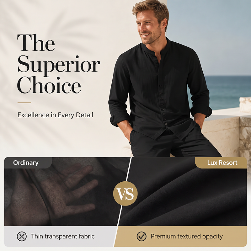 🎉 2026 Sale — Over 56,000 Sold! 👔 Men's Minimalist Casual Shirt & Pants Set 🩳