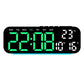 🎉 2026 Sale — Over 45,000 Sold! ⏰ LED Display Digital Alarm Clock with Date Temp Weekday – Large Digits & Ambient Light 🌈