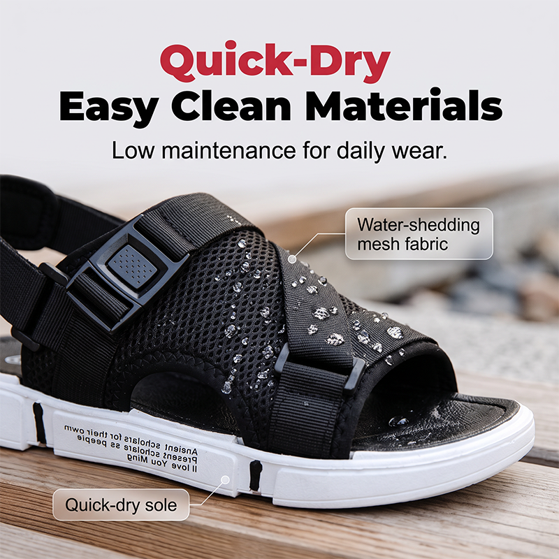 🔥50% Off Summer Hot Sale👟Men's Breathable Open Toe Sandals🍃