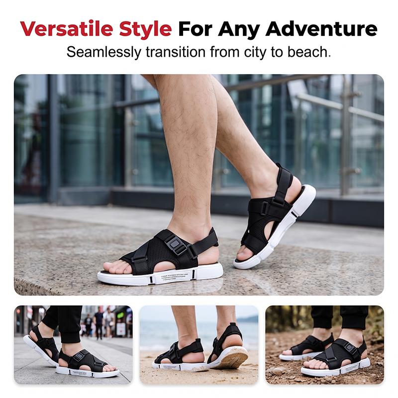 🔥50% Off Summer Hot Sale👟Men's Breathable Open Toe Sandals🍃