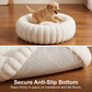 🎉 2026 Sale — Over 35,700 Sold 🐾 Round Calming Pet Bed – Cat & Dog Sleeping Mat ☁️