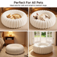 🎉 2026 Sale — Over 35,700 Sold 🐾 Round Calming Pet Bed – Cat & Dog Sleeping Mat ☁️
