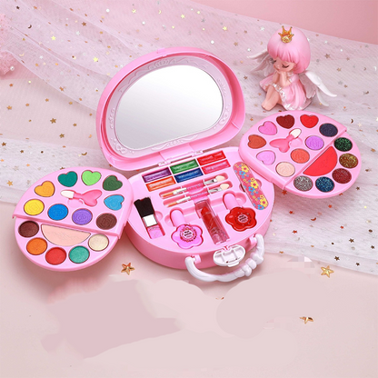 ⏳Time-Limited Special⏰Kids Washable Makeup Toy Set with Portable Pink Handbag