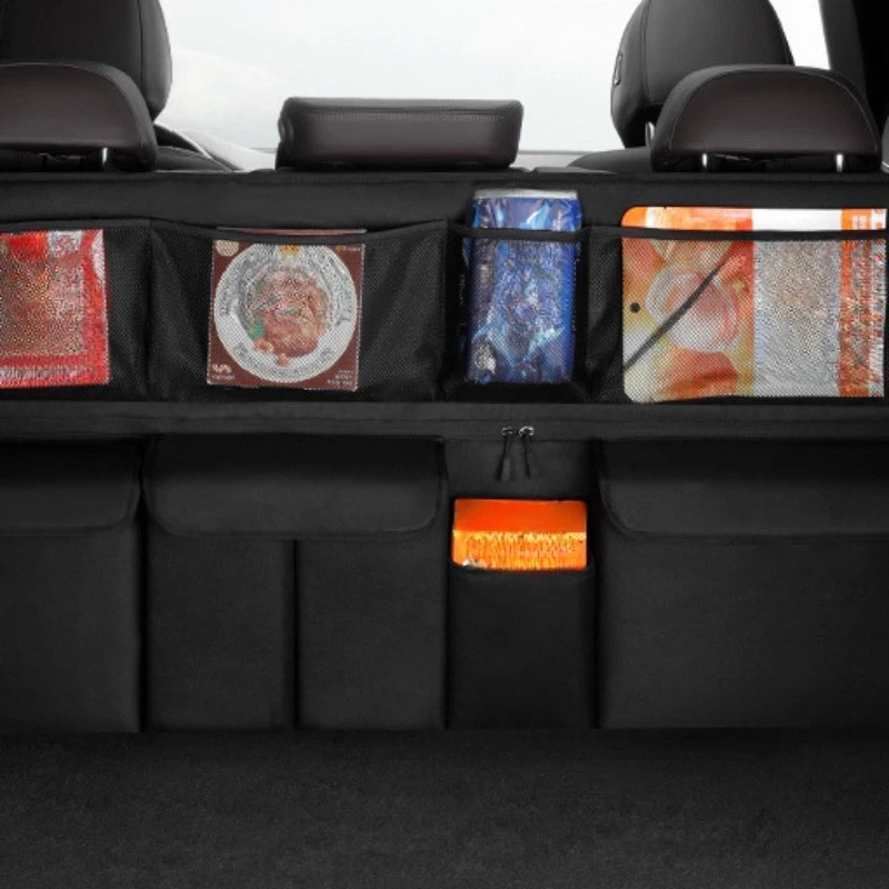 ⏳50% Off🚗Car Trunk Storage Bag, Hanging Organiser – Large Capacity, Space-Saving & Durable Oxford Fabric