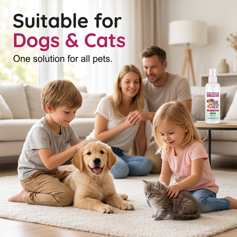 Pet Potty Training Spray for Dogs & Cats