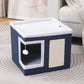 🎉 2026 Sale — Over 18,000 Sold! 🐾 2-in-1 Foldable Cat Cube House – Dual-Level, Built-in Scratching Pad – Hide, Perch & Scratch – Space-Saving, Portable, All-Season Comfort 🏠