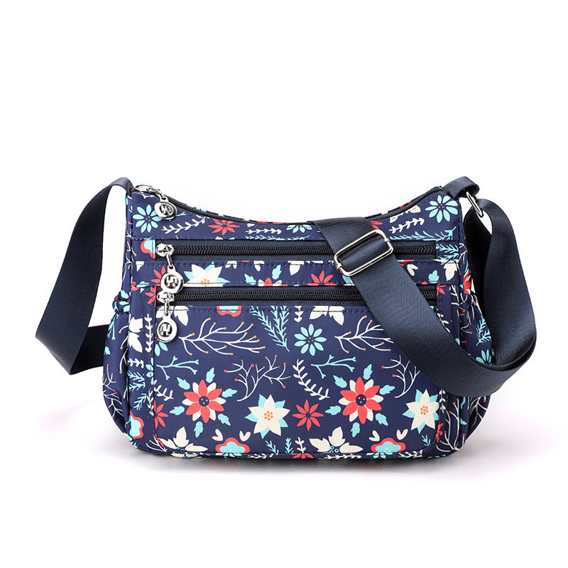 Women Elegant Nylon Travel Messenger Bag