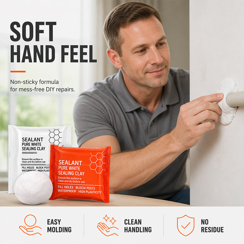 🎉 2026 Sale — Over 22,000 Sold! 💞 Waterproof Wall Hole Sealing Clay for Air Conditioner Pipes