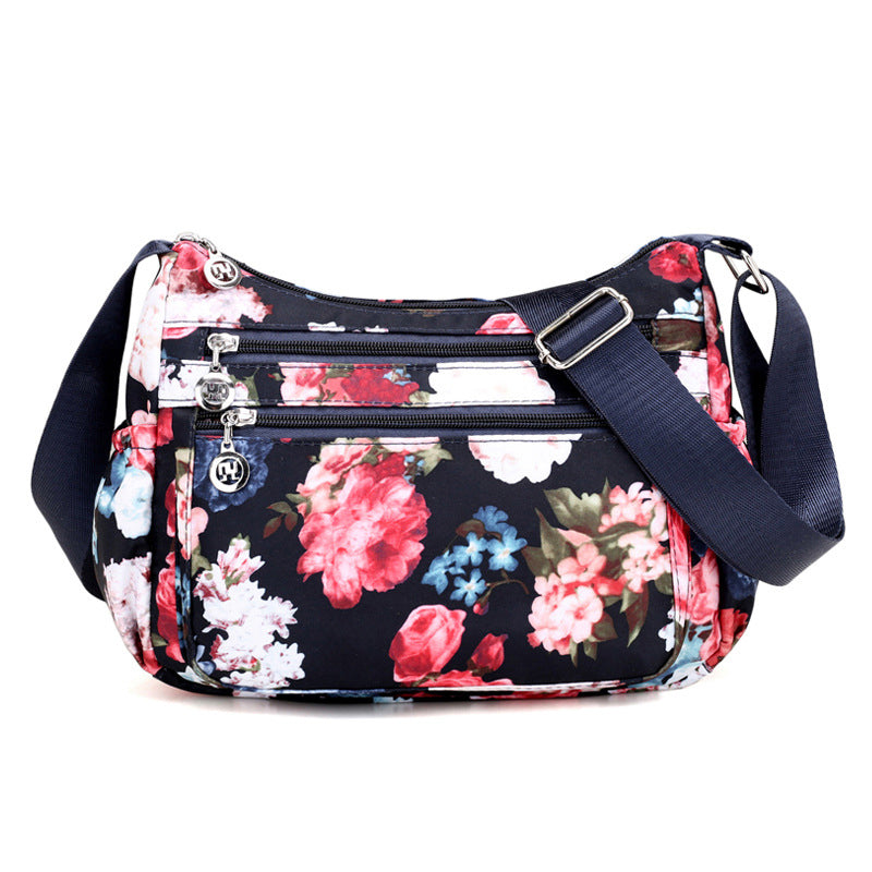 Women Elegant Nylon Travel Messenger Bag
