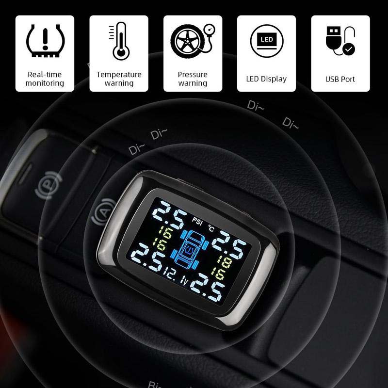 Wireless Tire Pressure Monitoring System (TPMS) for Automobiles