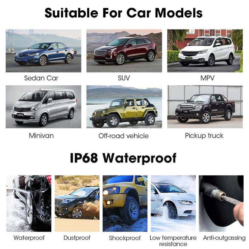 Wireless Tire Pressure Monitoring System (TPMS) for Automobiles