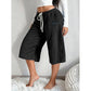 🎉 2026 Sale — Over 33,000 Sold! 💞 Women's Ribbed Wide-Leg Drawstring Cropped Pants