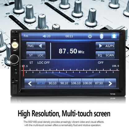 7 Inch 2 DIN Car MP5 Player Touchscreen Bluetooth Stereo Receiver