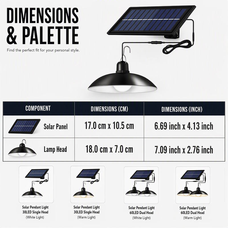 📢📢50% OFF !! ⏰Waterproof Outdoor Solar-Powered Hanging Light