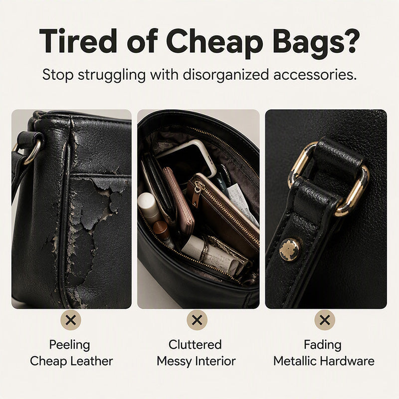 🎉 LIMITED TIME 50% OFF! 👜 Women’s Elegant Shoulder Crossbody Bag – Urban Minimalist Design, Spacious Interior & Quality PU Leather ✨