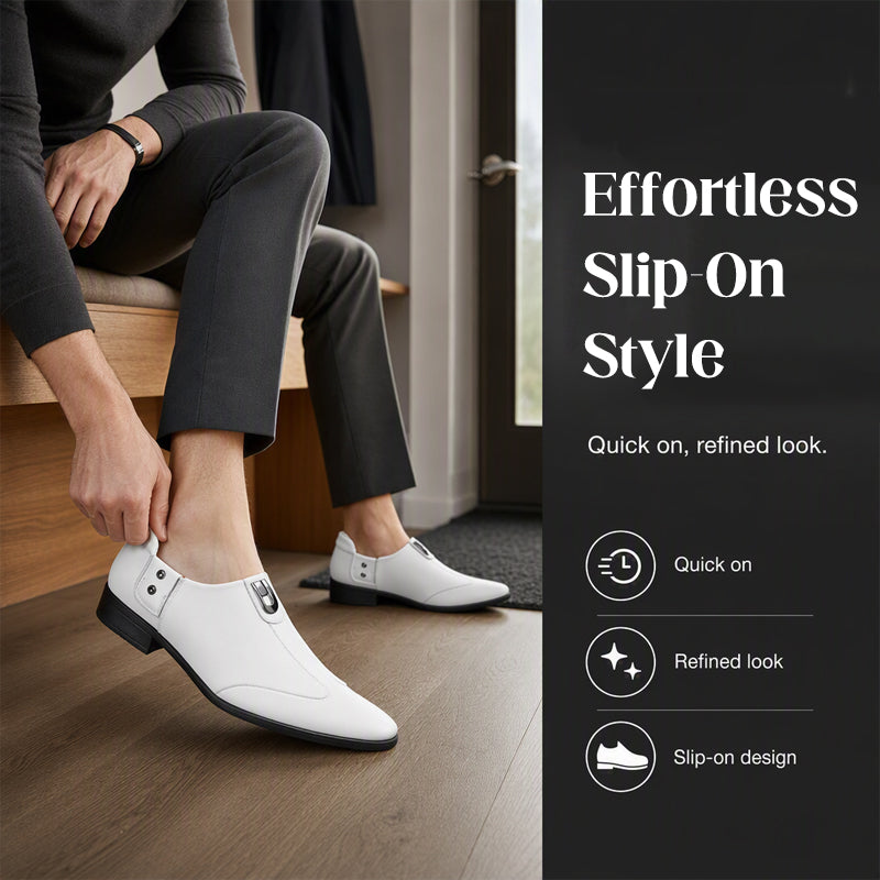 Men's Slip-On Pointed Toe Casual Shoes