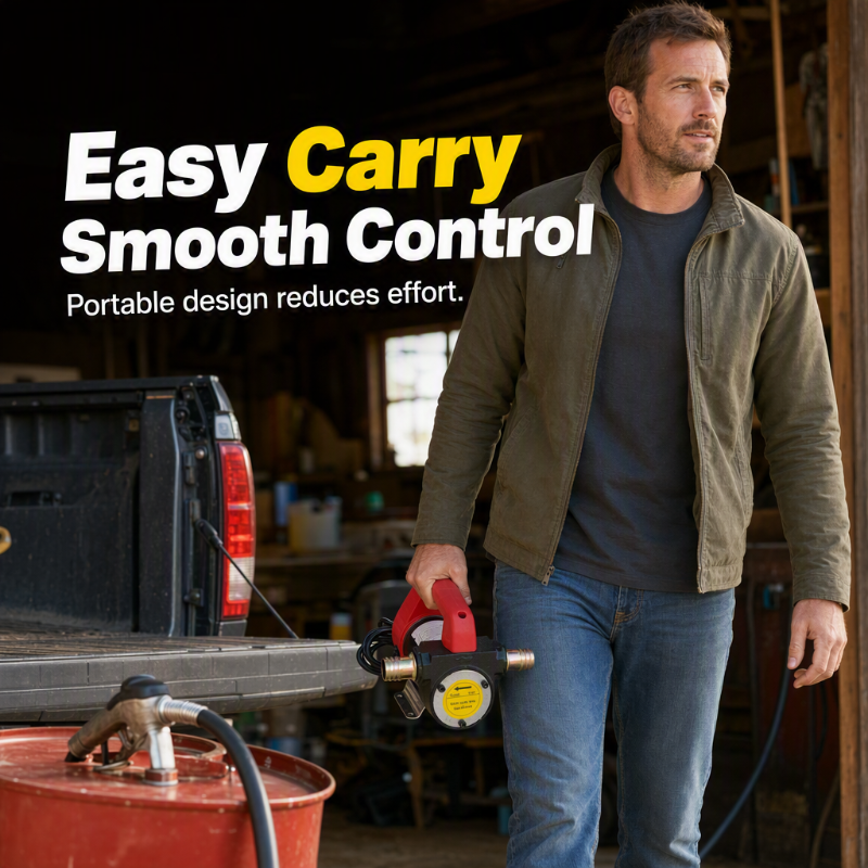 ⛽ 50% OFF NOW! 🚜 Diesel Transfer Pump – 25GPM Flow, 12V/24V/220V Options – Move Fuel Fast for Farms, Garages & Job Sites ⚡