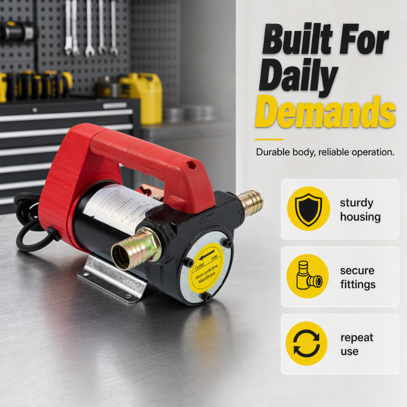 ⛽ 50% OFF NOW! 🚜 Diesel Transfer Pump – 25GPM Flow, 12V/24V/220V Options – Move Fuel Fast for Farms, Garages & Job Sites ⚡