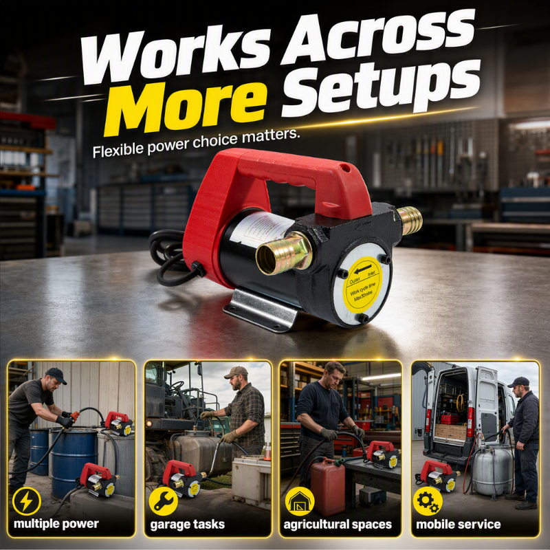 ⛽ 50% OFF NOW! 🚜 Diesel Transfer Pump – 25GPM Flow, 12V/24V/220V Options – Move Fuel Fast for Farms, Garages & Job Sites ⚡