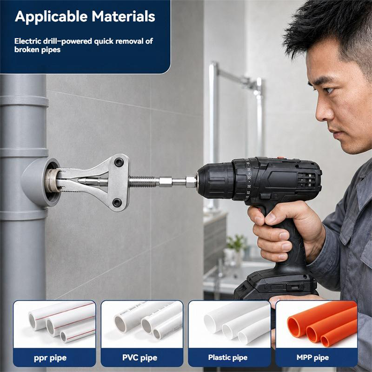 🪛⚡Broken Pipe & Thread Extractor Tool for 1/2", 3/4" & 1" Pipes🔧