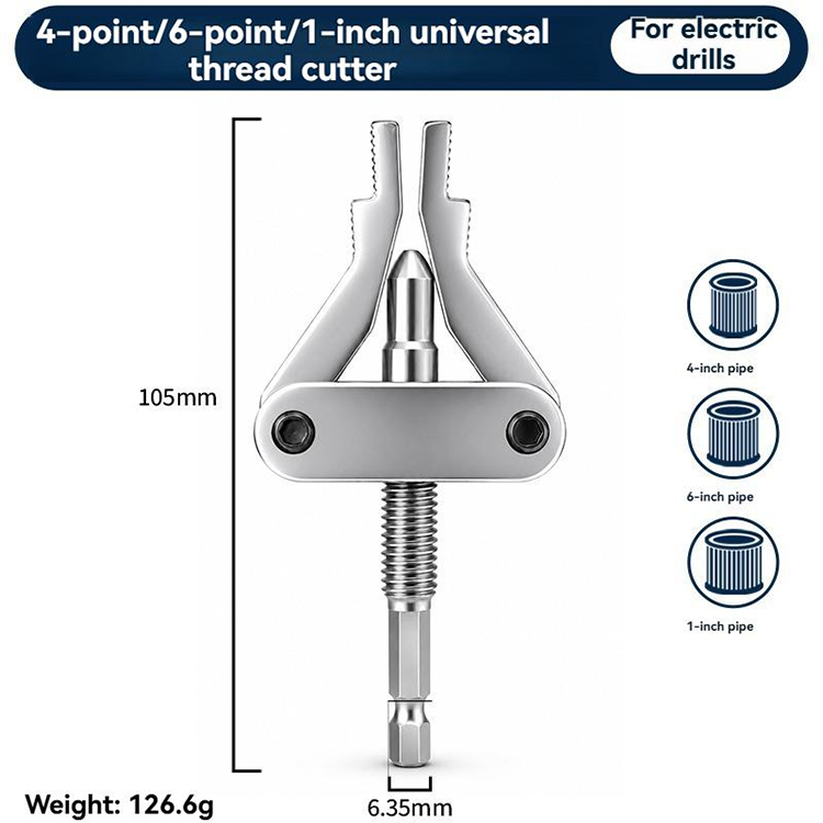 🪛⚡Broken Pipe & Thread Extractor Tool for 1/2", 3/4" & 1" Pipes🔧