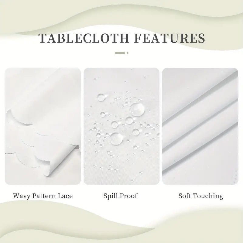 🐓 LIMITED TIME 50% OFF! ❤️ Farmhouse Rooster Tablecloth – Red Buffalo Plaid Chicken Table Cover, Spill Proof & Scalloped Lace Edge ✨