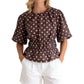🛍️ 50% Off – Women's Polka-Dot Top – fitted cut, 3/4 sleeves & versatile – for modern everyday style 🌸