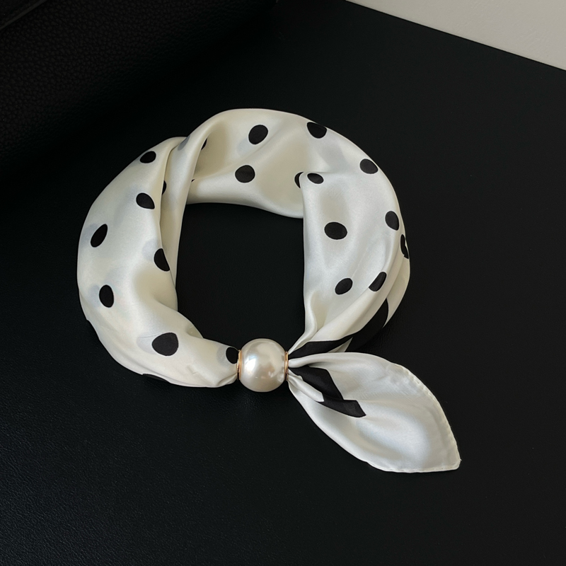 No-Tie Magnetic Pearl Clasp Soft Scarf💟Everyday Versatile Pieces