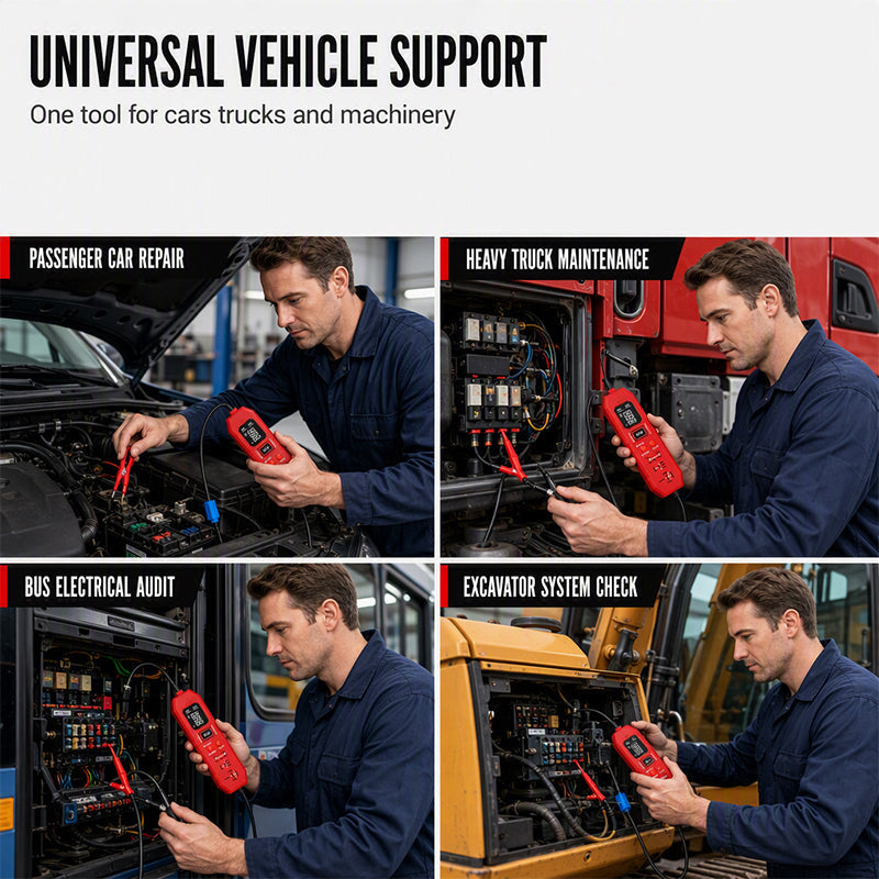 Automotive Circuit Tester with Digital Display