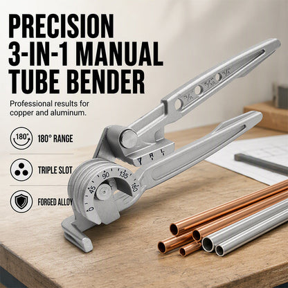 🔧 2026 Sale — Over 21,700 Sold! 🛠️ 3-in-1 Manual Tube Bender