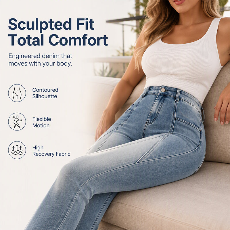Women's High Waisted Slimming Skinny Jeans