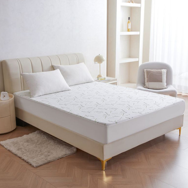 🛏️ LIMITED-TIME 50% OFF ✨ Bamboo Fiber Waterproof Mattress Protector — Noiseless TPU, Breathable & 360° Deep Pocket Snug Fit 🌱
